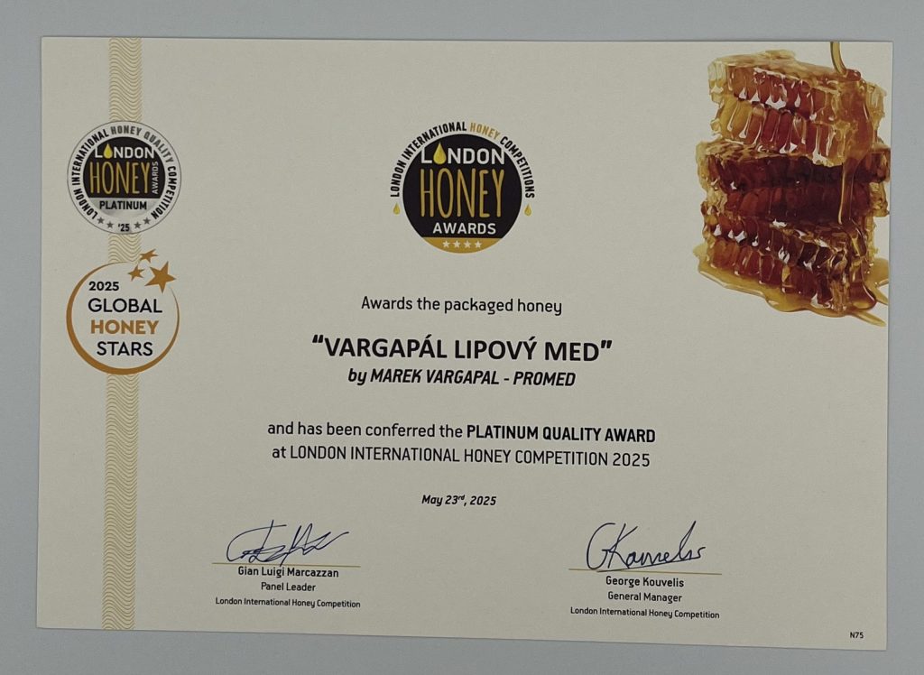 Slovenský med, svetová kvalita: Medy Včelárstva Vargapál zabodovali v Londýne aj Dubaji - 7