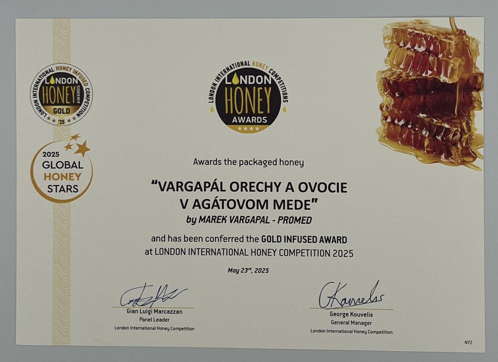 Slovenský med, svetová kvalita: Medy Včelárstva Vargapál zabodovali v Londýne aj Dubaji - 9