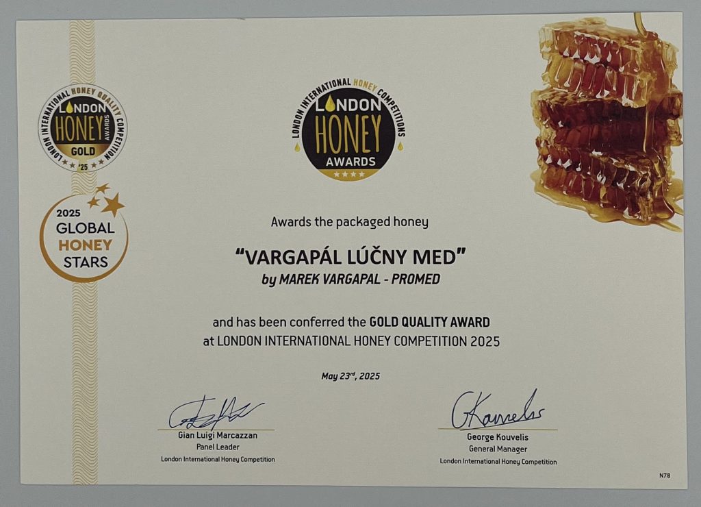 Slovenský med, svetová kvalita: Medy Včelárstva Vargapál zabodovali v Londýne aj Dubaji - 11